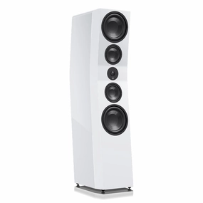 SVS Ultra Evolution Pinnacle Tower Speaker with Quad 8" Woofers - Each (Piano Gloss White)