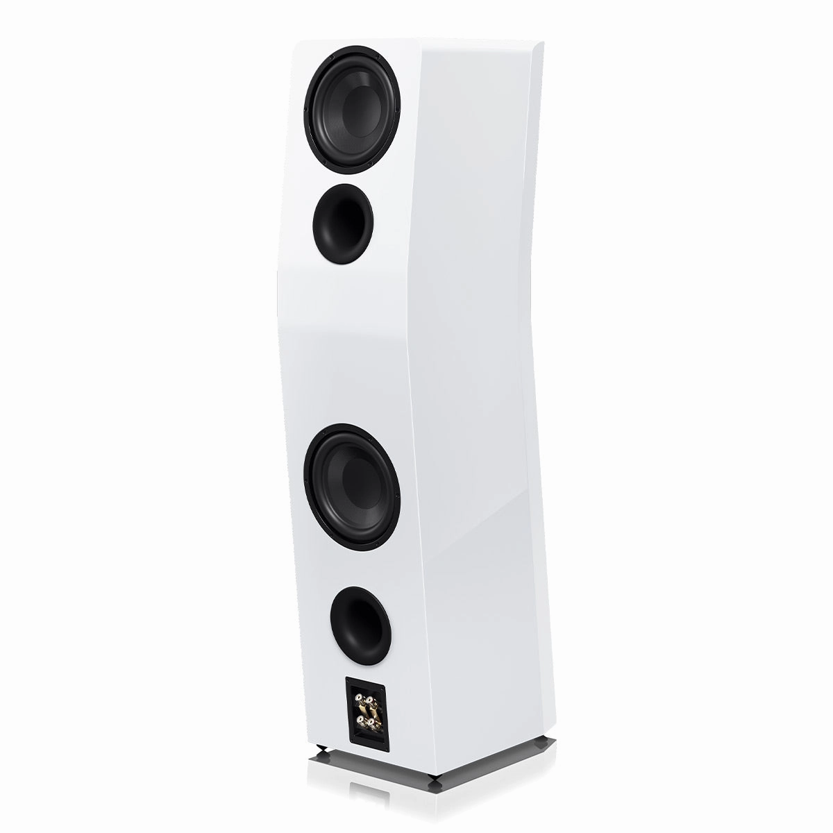 SVS Ultra Evolution Pinnacle Tower Speaker with Quad 8" Woofers - Each (Piano Gloss White)