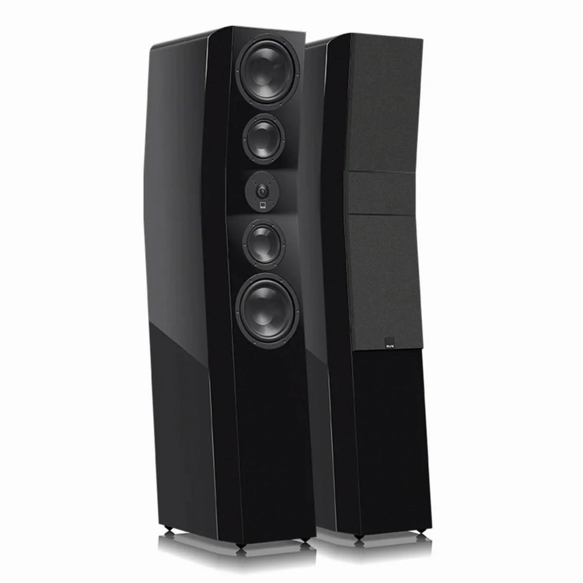 SVS Ultra Evolution Titan 3 Way Tower Speakers with Quad 6.5 Inch Woofers - Pair (Piano Gloss Black)