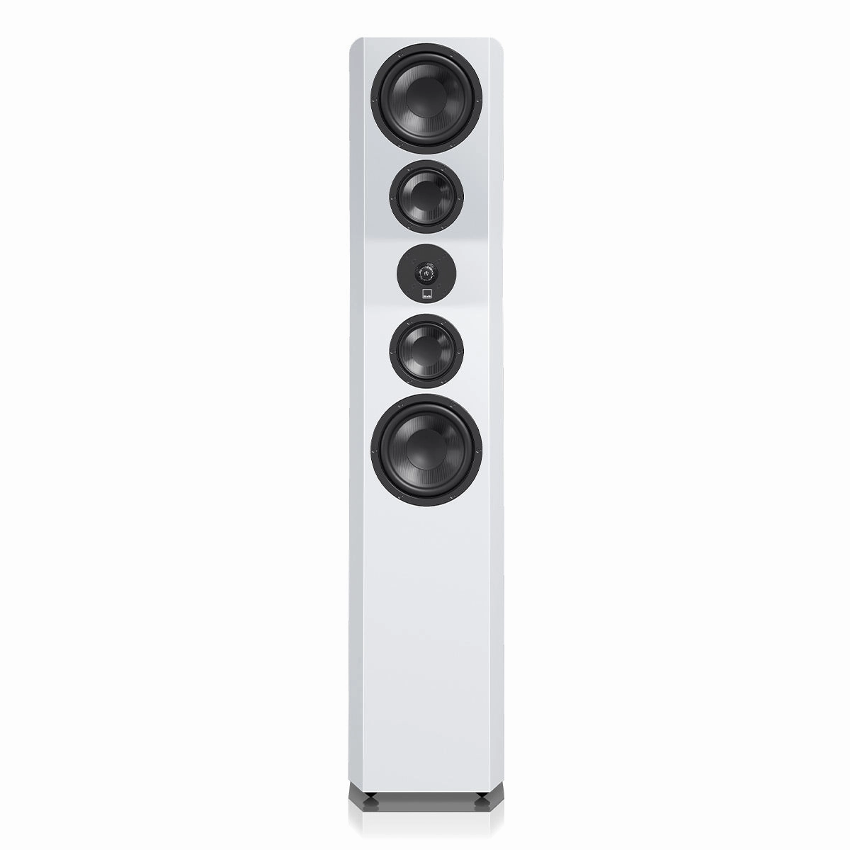 SVS Ultra Evolution Titan 3 Way Tower Speakers with Quad 6.5 Inch Woofers - Pair (Piano Gloss White)
