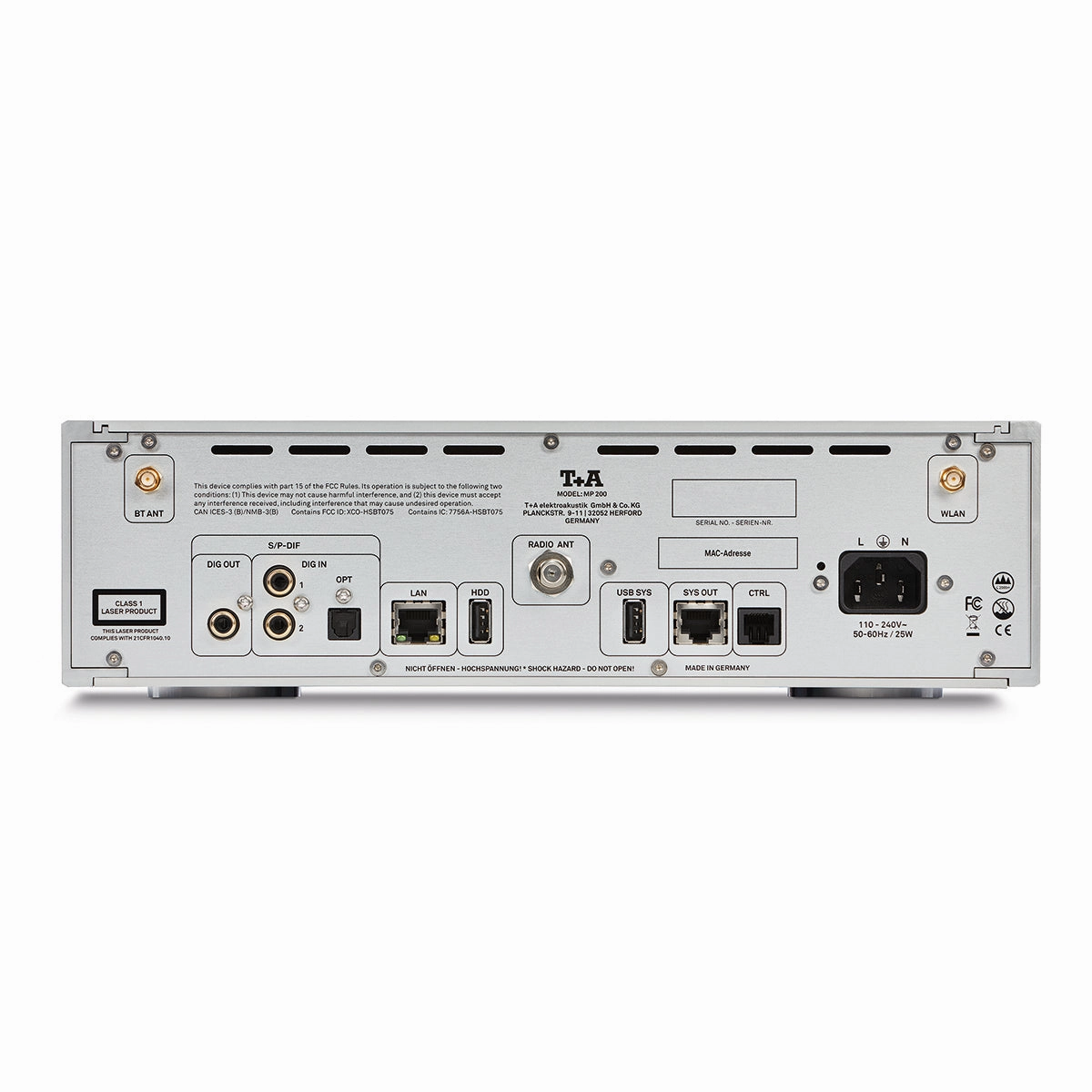 T A MP 200 Multi Source Streamer and CD-Player