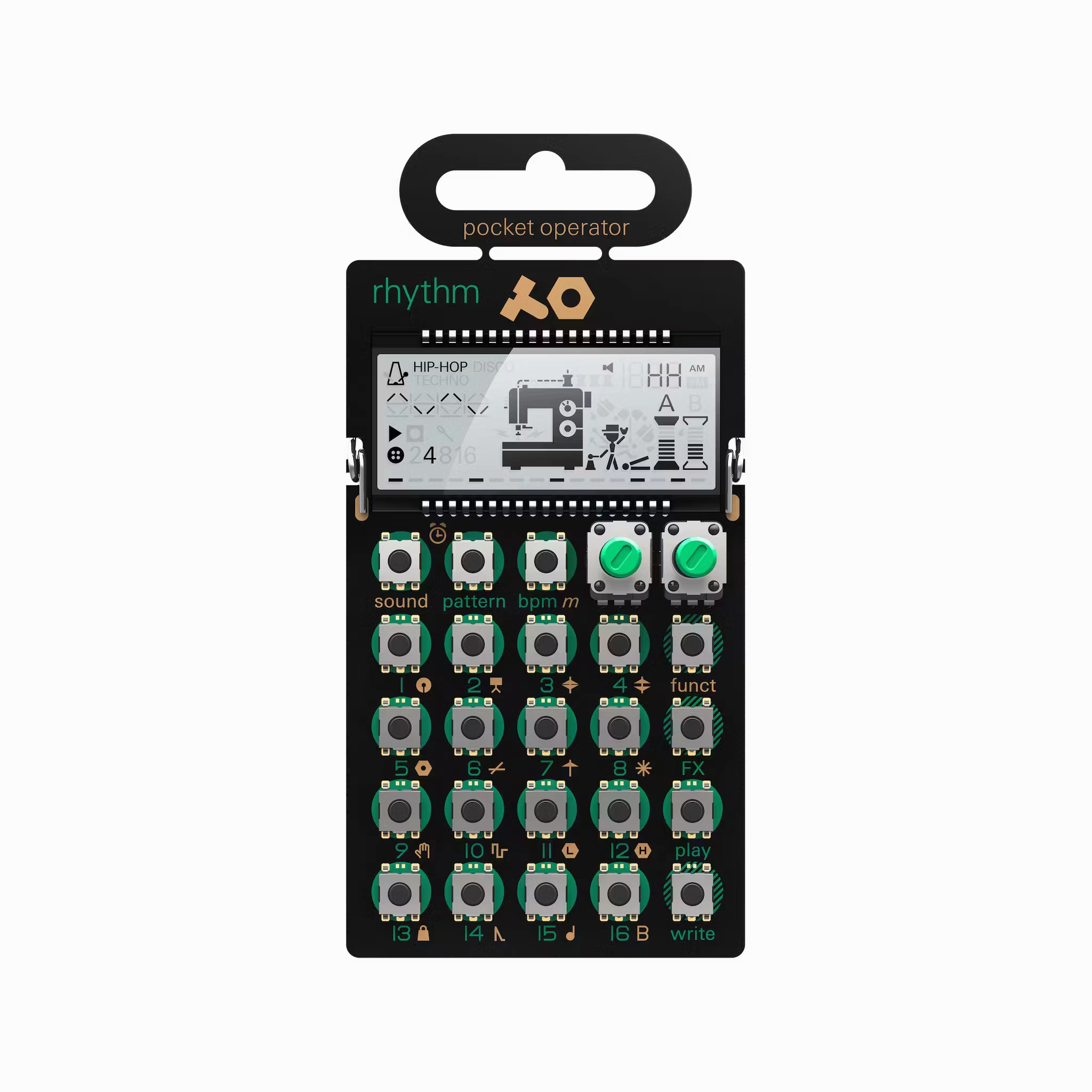 Teenage Engineering PO-12 Rhythm Programmable Rhythm Synthesizer