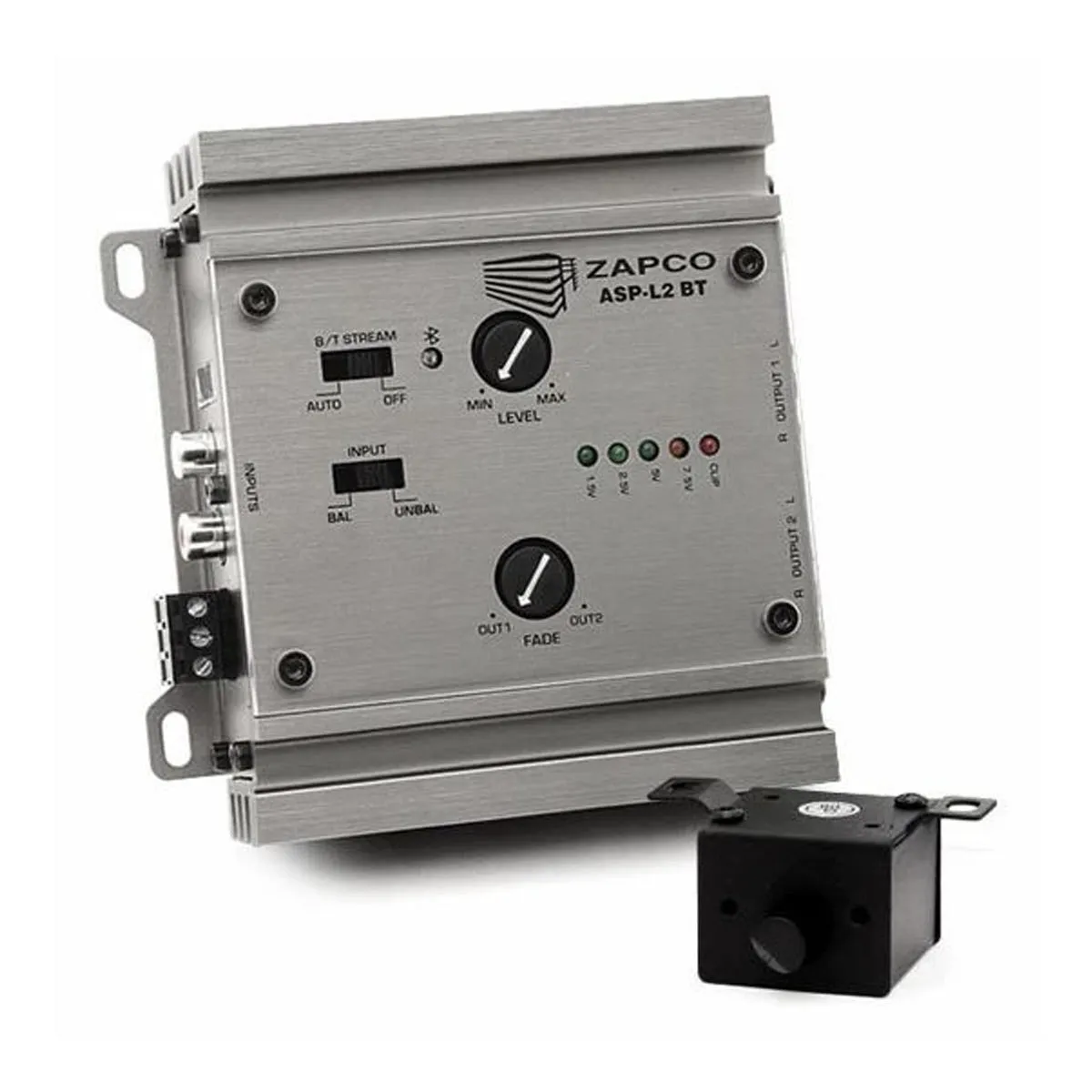 Zapco ASP-L2BT 2-Channel 9.5-Volt Line Driver with Bluetooth